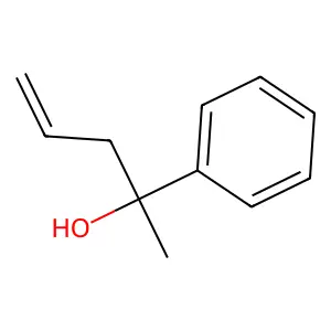2-Phenyl-4-penten-2-ol structure