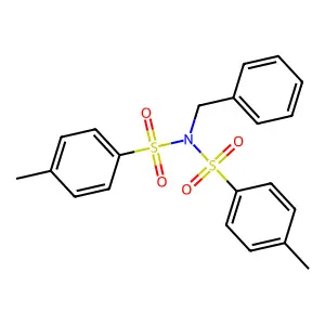 N-benzyl-4-methyl-N-(4-methylphenyl)sulfonylbenzenesulfonamide structure