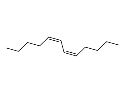 (5Z,7Z)-dodeca-5,7-diene structure