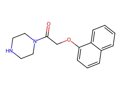 2-(Naphthalen-1-yloxy)-1-(piperazin-1-yl)ethanone structure