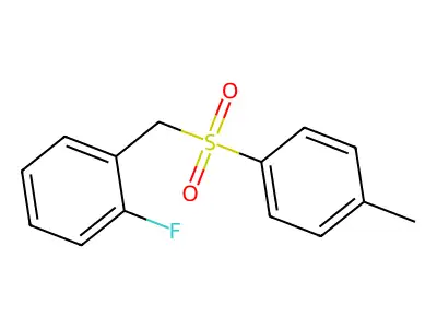 1-Fluoro-2-{[(4-methylphenyl)sulfonyl]methyl}benzene structure