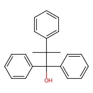 2-Methyl-1,1,2-triphenylpropan-1-ol structure
