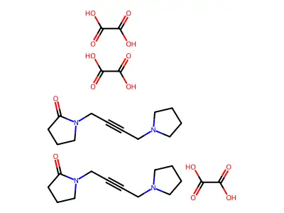 Oxotremorine sesquioxalate structure