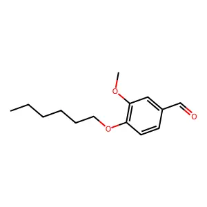 4-(Hexyloxy)-m-anisaldehyde structure