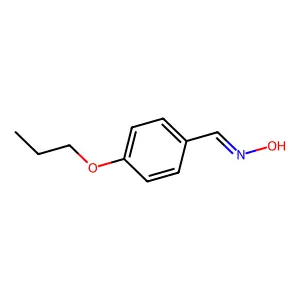 Benzaldehyde, 4-propoxy-, oxime structure