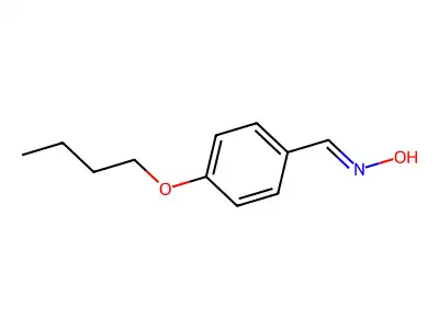 N-[(4-butoxyphenyl)methylidene]hydroxylamine structure