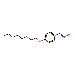 Benzaldehyde, 4-(octyloxy)-, oxime structure