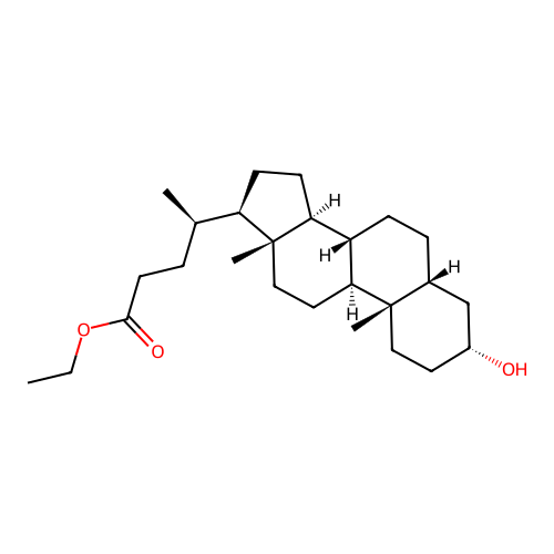 Ethyl lithocholate structure