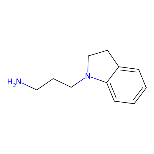 3-(2,3-dihydro-1H-indol-1-yl)propan-1-amine structure