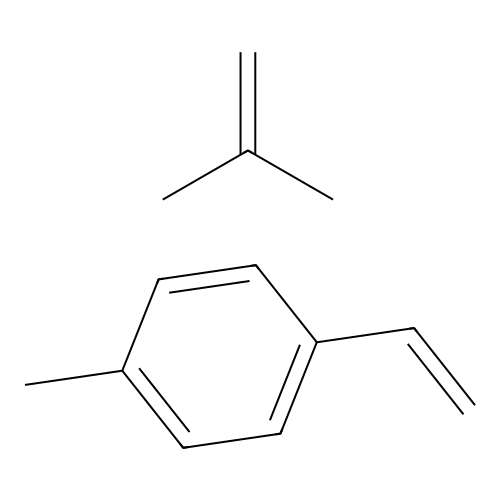 Isobutylene para-methylstyrene structure
