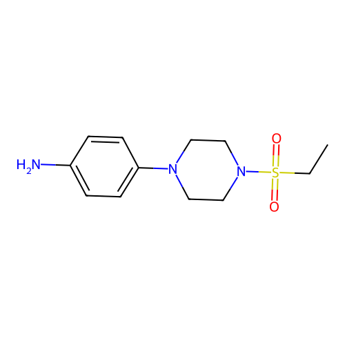 4-(4-Ethylsulfonylpiperazin-1-yl)aniline structure