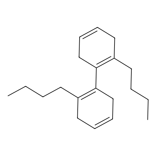 Bi-1,4-cyclohexadien-1-yl, 2,2'-dibutyl- structure