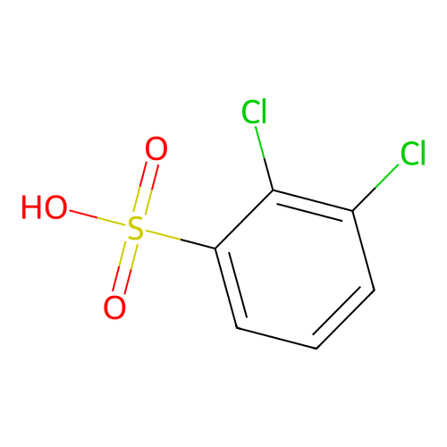 2,3-dichlorobenzenesulfonic Acid structure
