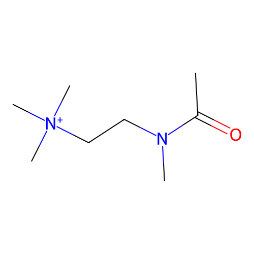 N,N,N,N'-Tetramethyl-N'-acetylethylenediamine structure