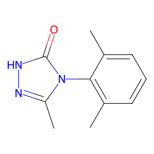 4-(2,6-Dimethylphenyl)-5-methyl-2,4-dihydro-3h-1,2,4-triazol-3-one structure