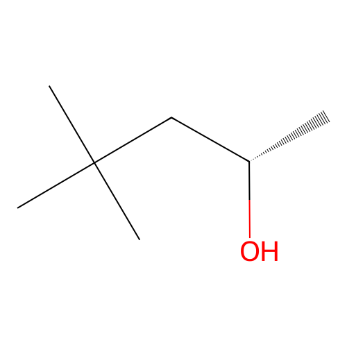 (2S)-4,4-dimethylpentan-2-ol structure
