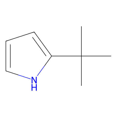 2-tert-butyl-1H-pyrrole structure