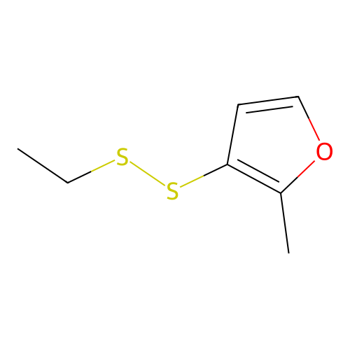 Furan, 3-(ethyldithio)-2-methyl- structure