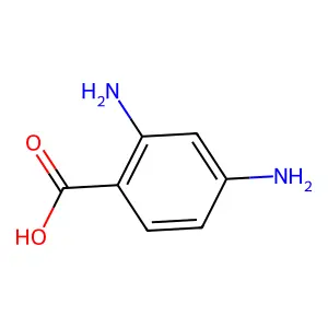 2,4-二氨基苯甲酸 structure