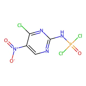 Phosphoramidic dichloride, (4-chloro-5-nitro-2-pyrimidinyl)- structure