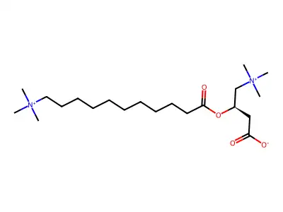 11-Trimethylaminoundecanoyl-L-carnitine structure