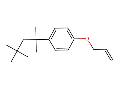 Benzene, 1-(2-propenyloxy)-4-(1,1,3,3-tetramethylbutyl)- structure