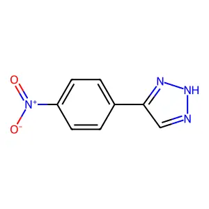 4-(4-Nitrophenyl)-1H-1,2,3-triazole structure