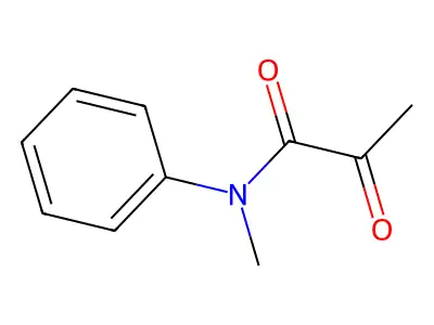N-methyl-2-oxo-N-phenylpropanamide structure