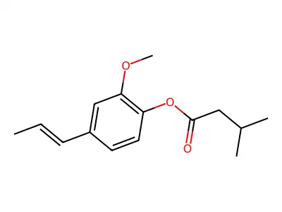 Isoeugenyl-isovalerate structure