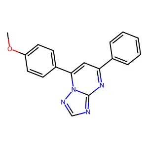 7-(4-Methoxyphenyl)-5-phenyl[1,2,4]triazolo[1,5-a]pyrimidine structure