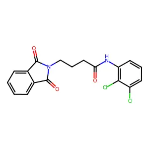 N-(2,3-dichlorophenyl)-4-(1,3-dioxo-1,3-dihydro-2H-isoindol-2-yl)butanamide structure