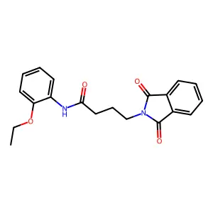 4-(1,3-dioxo-1,3-dihydro-2H-isoindol-2-yl)-N-(2-ethoxyphenyl)butanamide structure