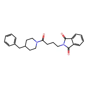 2-[4-(4-benzylpiperidin-1-yl)-4-oxobutyl]-1H-isoindole-1,3(2H)-dione structure