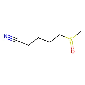 5-(Methylsulfinyl)pentanenitrile structure