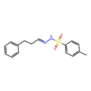4-Methyl-N'-(3-phenylpropylidene)benzene-1-sulfonohydrazide structure
