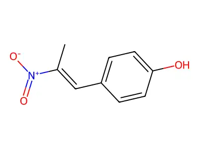 4-(2-Nitroprop-1-enyl)phenol structure