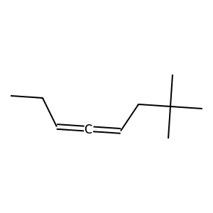 7,7-Dimethyl-3,4-octadiene structure
