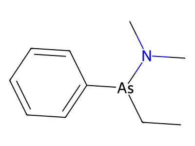 Arsinous amide, N,N-dimethyl-As-ethyl-As-phenyl- structure