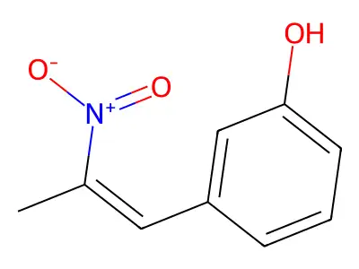 m-(2-Nitro-1-propenyl)phenol structure