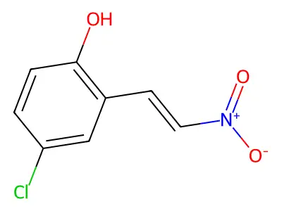 5-Chloro-2-hydroxynitrostyrene structure