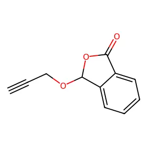 1(3H)-Isobenzofuranone, 3-(2-propynyloxy)- structure