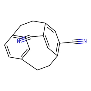 (2.2)-Paracyclophane, 2,5-dicyano- structure