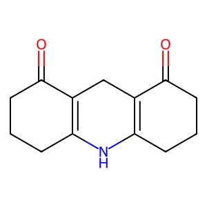 1,2,3,4,5,6,7,8,9,10-Decahydroacridine-1,8-dione structure