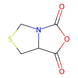 Dihydro-1H-(1,3)thiazolo(3,4-c)(1,3)oxazole-1,3-dione structure