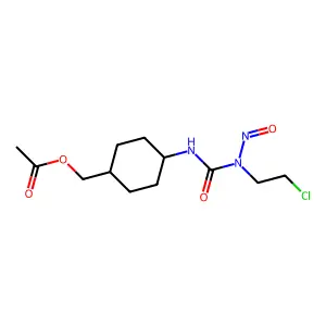 Urea, N'-(4-((acetyloxy)methyl)cyclohexyl)-N-(2- structure
