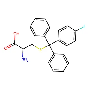 L-Cysteine, S-[(4-fluorophenyl)diphenylmethyl]- structure