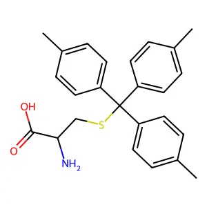 L-Cysteine, S-[tris(4-methylphenyl)methyl]- structure