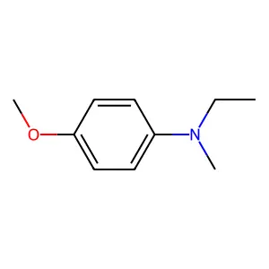 N-乙基-4-甲氧基-N-甲基苯胺 structure