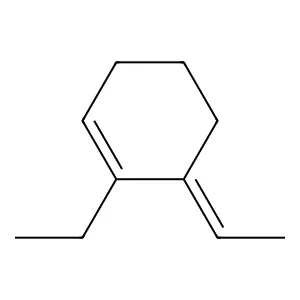 Cyclohexene, 1-ethyl-6-ethylidene- structure