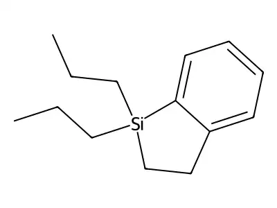 1H-1-Silaindene, 2,3-dihydro-1,1-dipropyl- structure